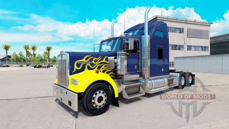 Скин Hard Truck на тягач Kenworth W900 для American Truck Simulator