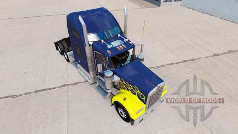 Скин Hard Truck на тягач Kenworth W900 для American Truck Simulator