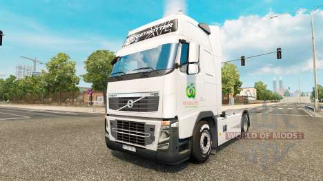 Скин Woolworths на тягачи DAF, Scania и Volvo для Euro Truck Simulator 2