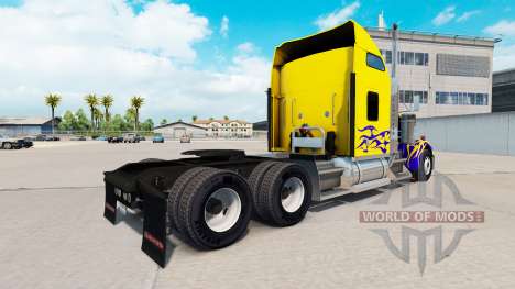 Скин Nevada Custom на тягач Kenworth W900 для American Truck Simulator