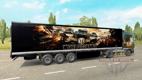 Скин World of Tanks на полуприцеп для Euro Truck Simulator 2