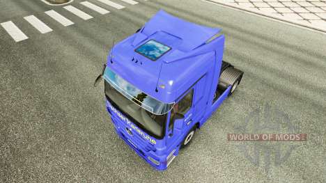 Скин Dachser Karlsruhe на тягач Mercedes-Benz для Euro Truck Simulator 2
