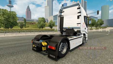 Скин Pink Plush AG на тягач Iveco для Euro Truck Simulator 2