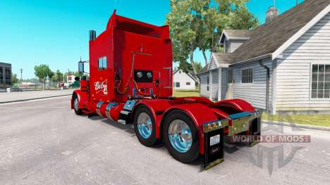 Скин Budweiser 29 на тягач Peterbilt 389 для American Truck Simulator
