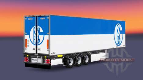 Полуприцеп Chereau FC Schalke 04 для Euro Truck Simulator 2