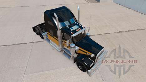 Скин Snowman на тягач Kenworth W900 для American Truck Simulator
