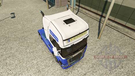 Скин H. Veldhuizen BV на тягач Scania для Euro Truck Simulator 2