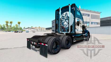 Скин Wolf на тягач Kenworth для American Truck Simulator