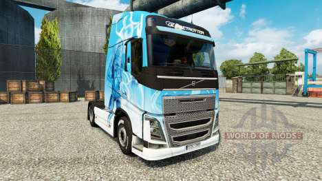 Скин Klanatrans на тягач Volvo для Euro Truck Simulator 2