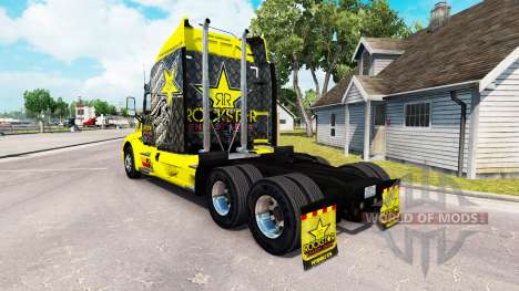 Скин Rockstar Energy на тягач Peterbilt для American Truck Simulator