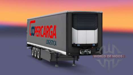 Скин Coopercarga Logistic на полуприцепы для Euro Truck Simulator 2
