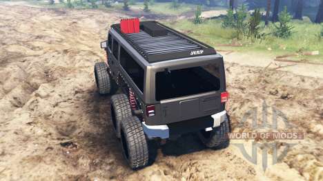 Jeep Wrangler 6x6 [crawler] для Spin Tires