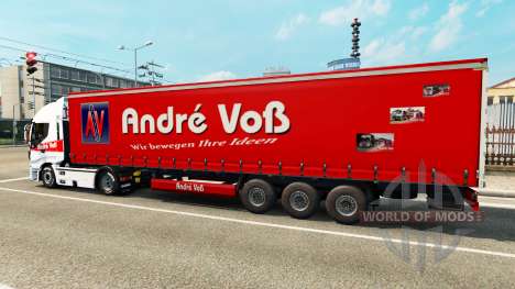 Скин Andre Voss на полуприцеп для Euro Truck Simulator 2