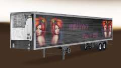 Скин United Colours на полуприцеп-рефрижератор для American Truck Simulator