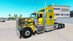 Скин Carbon Custom на тягач Kenworth W900 для American Truck Simulator