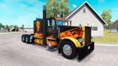 Скин Underworld на тягач Peterbilt 389 для American Truck Simulator