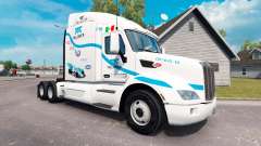 Скин Telmex на тягач Peterbilt для American Truck Simulator