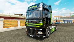 Скин Nvidia на тягач DAF XF 105.510 для Euro Truck Simulator 2