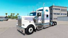 Скин Classic Stripes на тягач Kenworth W900 для American Truck Simulator