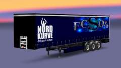 Скин FC Schalke 04 на полуприцеп для Euro Truck Simulator 2