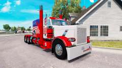 Скин USA на тягач Peterbilt 389 для American Truck Simulator
