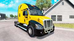 Скин Estes Express на Freightliner Cascadia для American Truck Simulator
