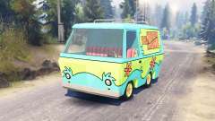 The Mystery Machine [Scooby-Doo] для Spin Tires