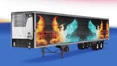 Скин CS Logistics 01 на полуприцеп-рефрижератор для American Truck Simulator