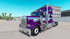 Скин Icon Style на тягач Kenworth W900 для American Truck Simulator