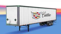 Скин Cadillac на цельнометаллический полуприцеп для American Truck Simulator