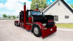 Скин Deadpool на тягач Peterbilt 389 для American Truck Simulator
