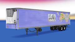 Скин Alaska на полуприцеп-рефрижератор для American Truck Simulator