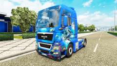 Скин Ocean на тягач MAN для Euro Truck Simulator 2