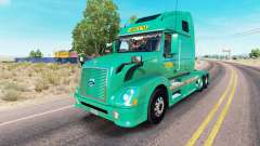 Скин Abilene Express на тягач Volvo VNL 670 для American Truck Simulator