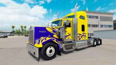 Скин Nevada Custom на тягач Kenworth W900 для American Truck Simulator