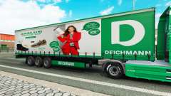 Скин Deichmann на полуприцепы для Euro Truck Simulator 2