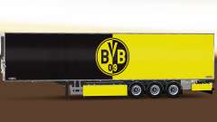 Полуприцеп Chereau Borussia Dortmund для Euro Truck Simulator 2