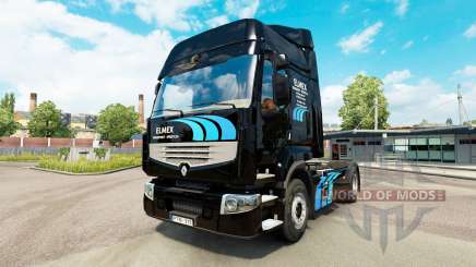 Скин ELMEX на тягач Renault для Euro Truck Simulator 2