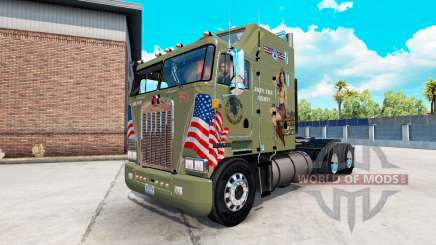 Скин Military Girls на тягач Kenworth K100 для American Truck Simulator