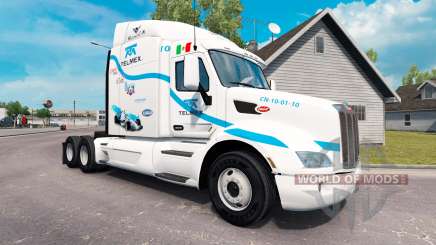 Скин Telmex на тягач Peterbilt для American Truck Simulator