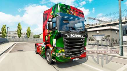 Скин Portugal Copa 2014 на Scania Streamline для Euro Truck Simulator 2