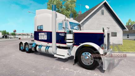 Скин National Guard на тягач Peterbilt 389 для American Truck Simulator