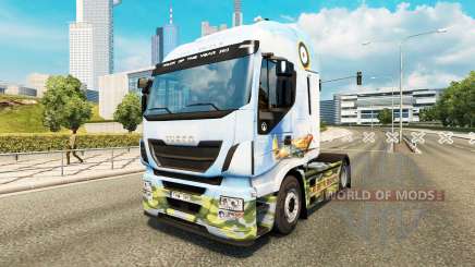 Скин Supermarine Spitfire на тягач Iveco для Euro Truck Simulator 2