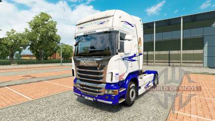 Скин American Dream на тягач Scania для Euro Truck Simulator 2