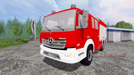 Mercedes-Benz Atego 1530 [firefighters] для Farming Simulator 2015
