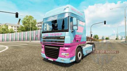 Скин Jan Tromp на тягач DAF XF 105.510 для Euro Truck Simulator 2