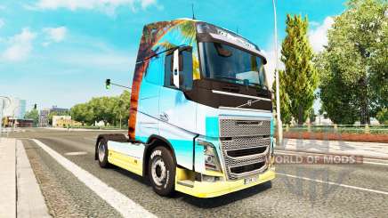 Скин Nature на тягач Volvo для Euro Truck Simulator 2