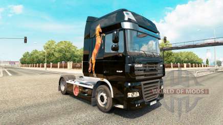 Скин Caballos на тягач DAF для Euro Truck Simulator 2