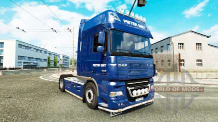 Скин Pieter Smit на тягач DAF XF 105.510 для Euro Truck Simulator 2