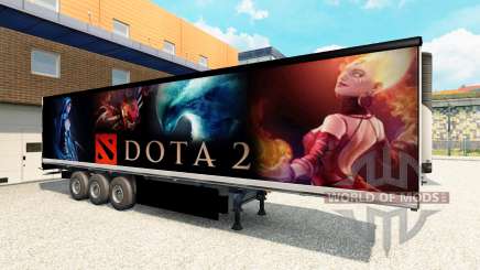 Скин Dota 2 на полуприцеп для Euro Truck Simulator 2